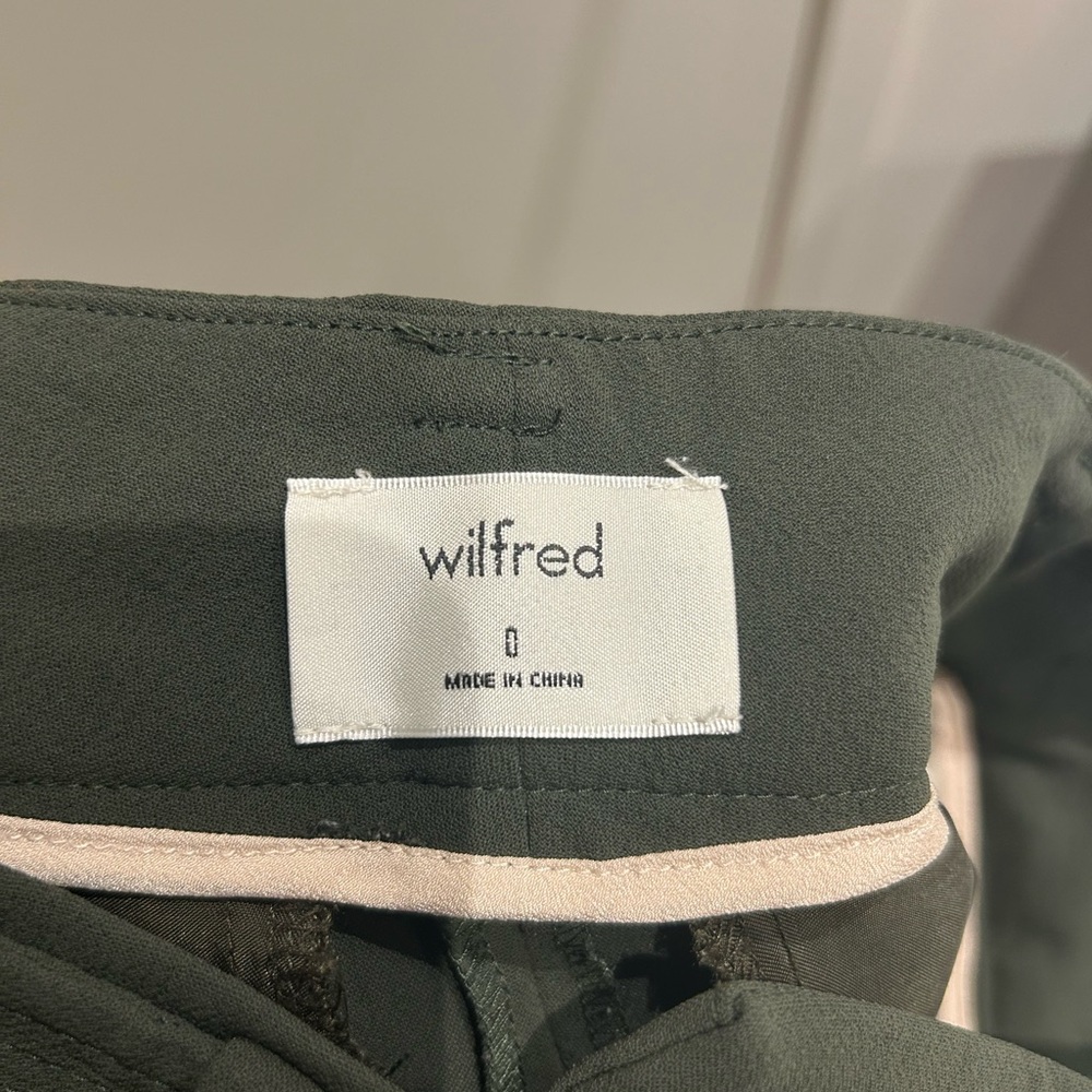 Wilfred Deep Green Trousers